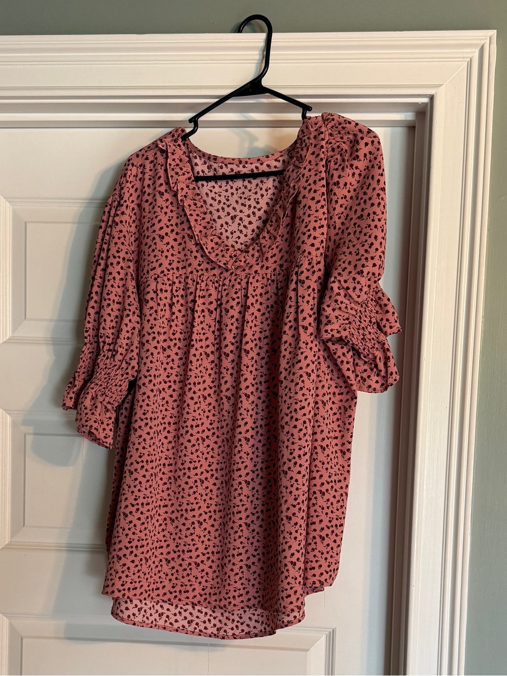 Amazon Pink Floral Print Blouse
